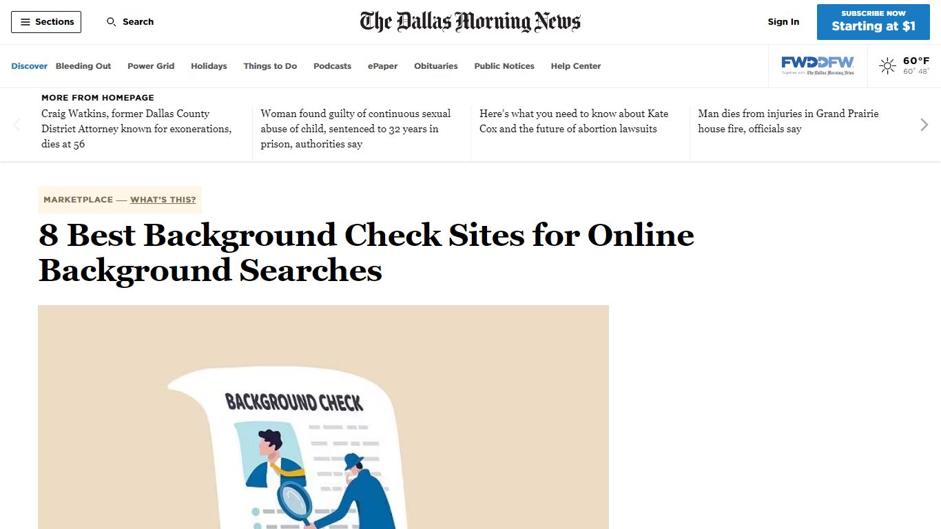 8 Best Background Check Sites for Online Background Searches - Dallas News